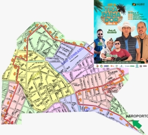 A dupla Em&iacute;lio e Eduardo se apresenta no terceiro dia da Festa do Trabalhador em Bambu&iacute;